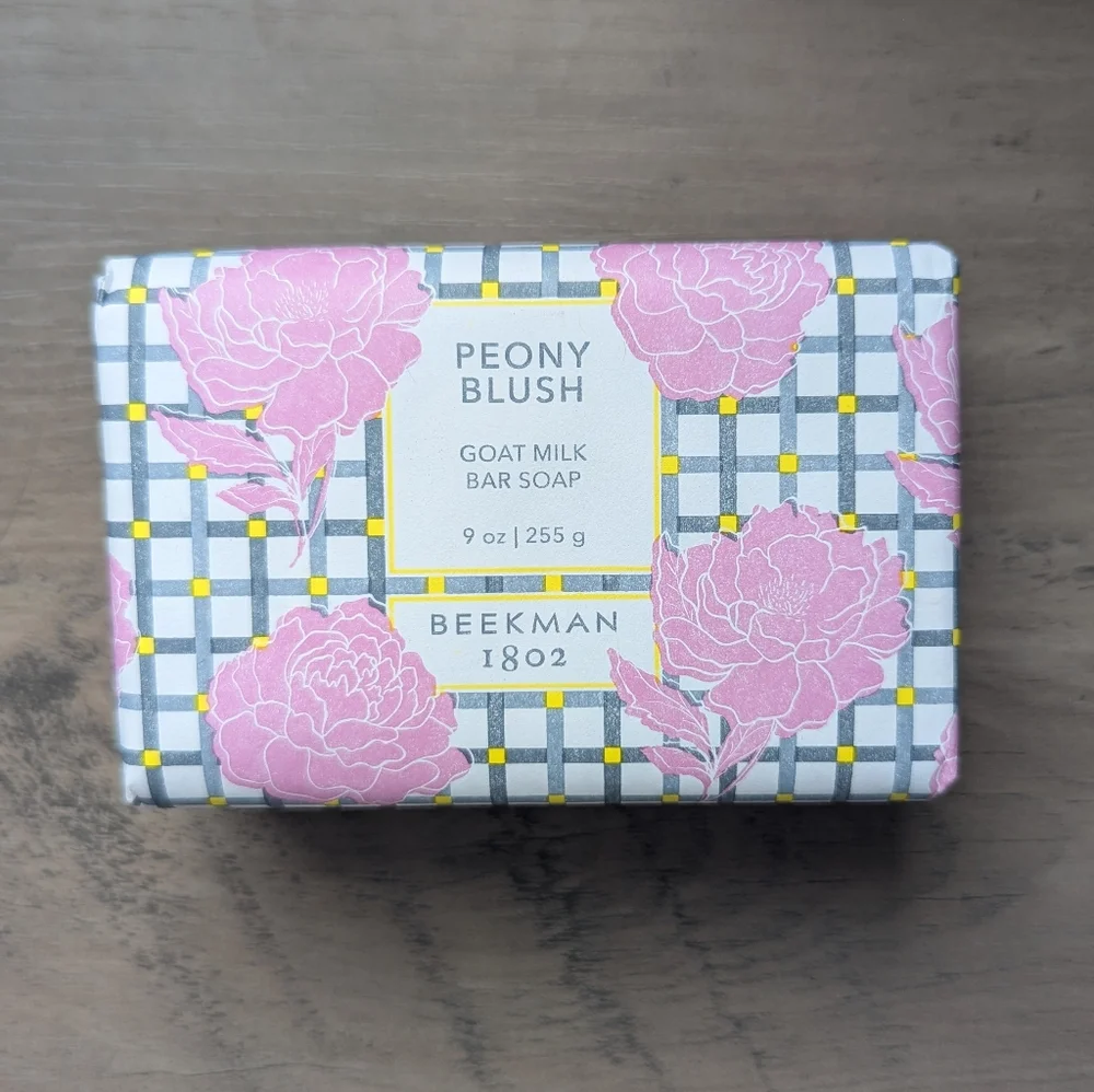 Beekman 1802 Peony Blush Goat Milk Hand Cream and Bar Soap | New